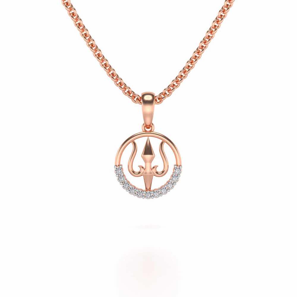 Trident Silver Pendant