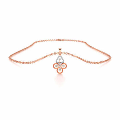 Triskeled Silver Pendant - Rose Gold - Image 3