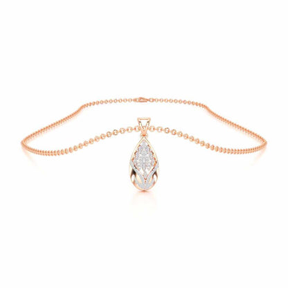 Twilight Luminae Silver Pendant - Rose Gold - Image 3
