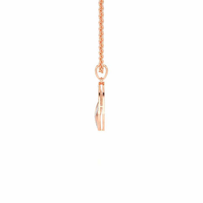 Twilight Luminae Silver Pendant - Rose Gold - Image 4