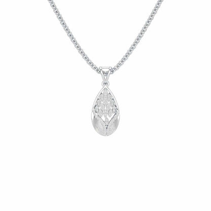 Twilight Luminae Silver Pendant - White Gold - Image 1