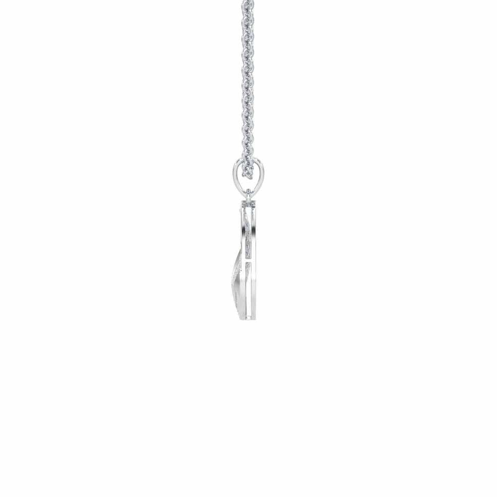 Twilight Luminae Silver Pendant - White Gold - Image 4