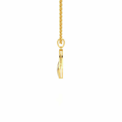 Twilight Luminae Silver Pendant - Yellow Gold - Image 4