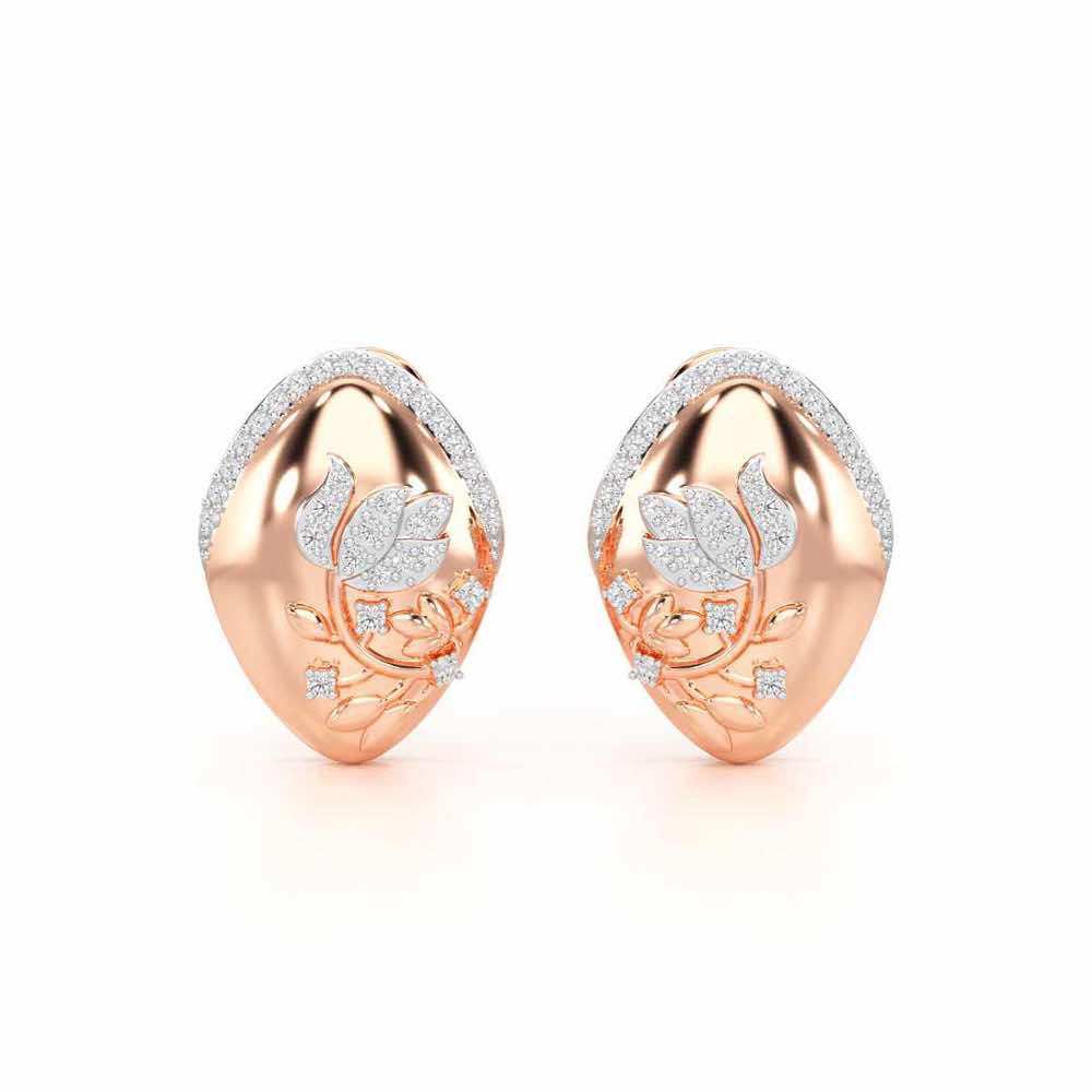 Twilight Sparkle Silver Earrings - Rose Gold - Image 1