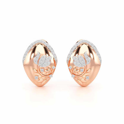 Twilight Sparkle Silver Earrings - Rose Gold - Image 1