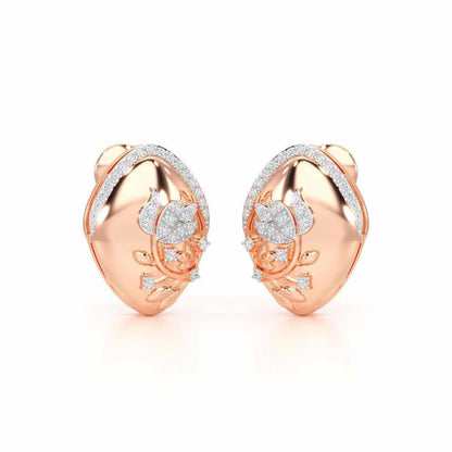 Twilight Sparkle Silver Earrings - Rose Gold - Image 2