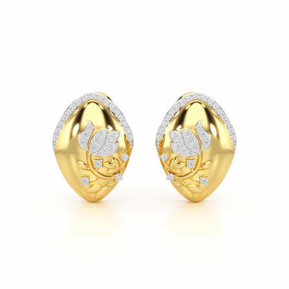 Twilight Sparkle Silver Earrings - Yellow Gold - Image 1