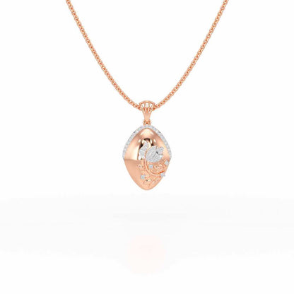 Twilight Sparkle Silver Pendant - Rose Gold - Image 1