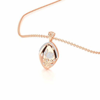 Twilight Sparkle Silver Pendant - Rose Gold - Image 2
