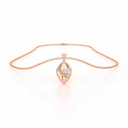 Twilight Sparkle Silver Pendant - Rose Gold - Image 3