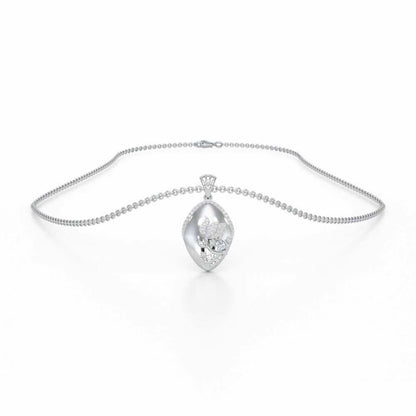 Twilight Sparkle Silver Pendant - White Gold - Image 3