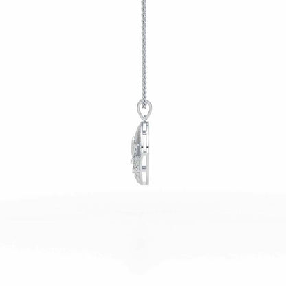 Twilight Sparkle Silver Pendant - White Gold - Image 4