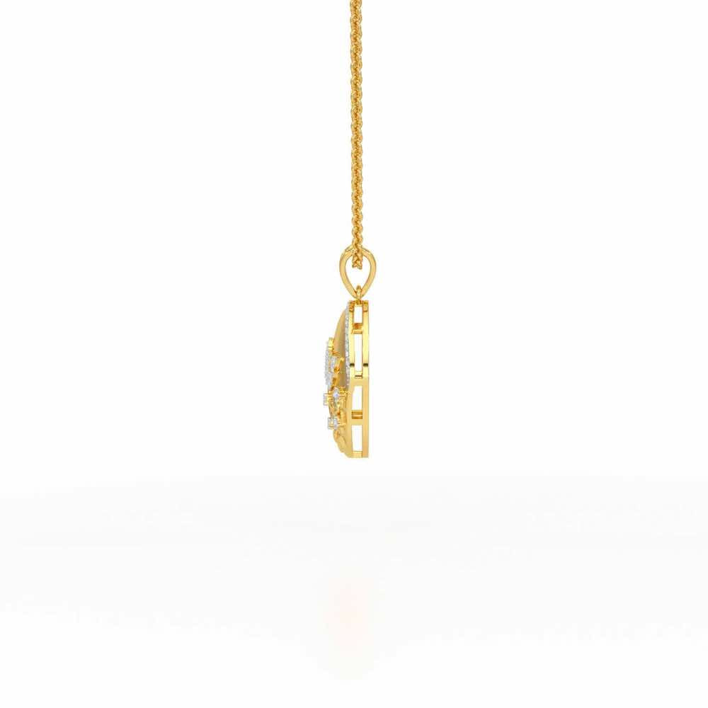 Twilight Sparkle Silver Pendant - Yellow Gold - Image 4