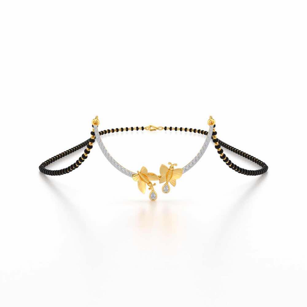 Udaan Silver Mangasutra - Yellow Gold - Image 1