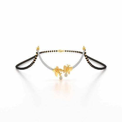 Udaan Silver Mangasutra - Yellow Gold - Image 1