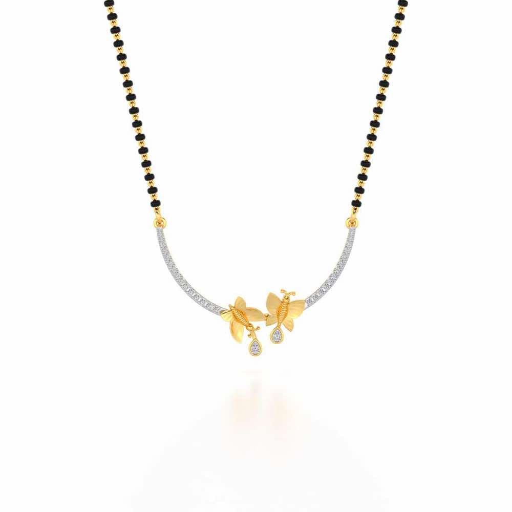 Udaan Silver Mangasutra - Yellow Gold - Image 3