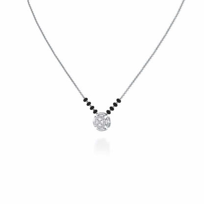 Ujvala Silver Mangalsutra - White Gold - Image 2