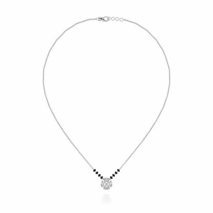 Ujvala Silver Mangalsutra - White Gold - Image 3
