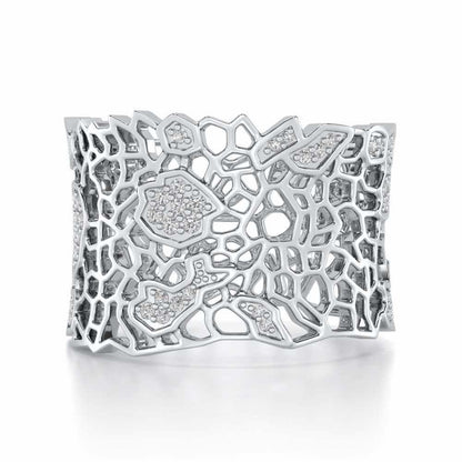 Ultimate Shine Silver Band Ring - White Gold - Image 4