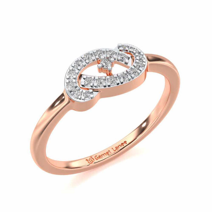 Uncanny Shine Silver Ring - Rose Gold - Image 1