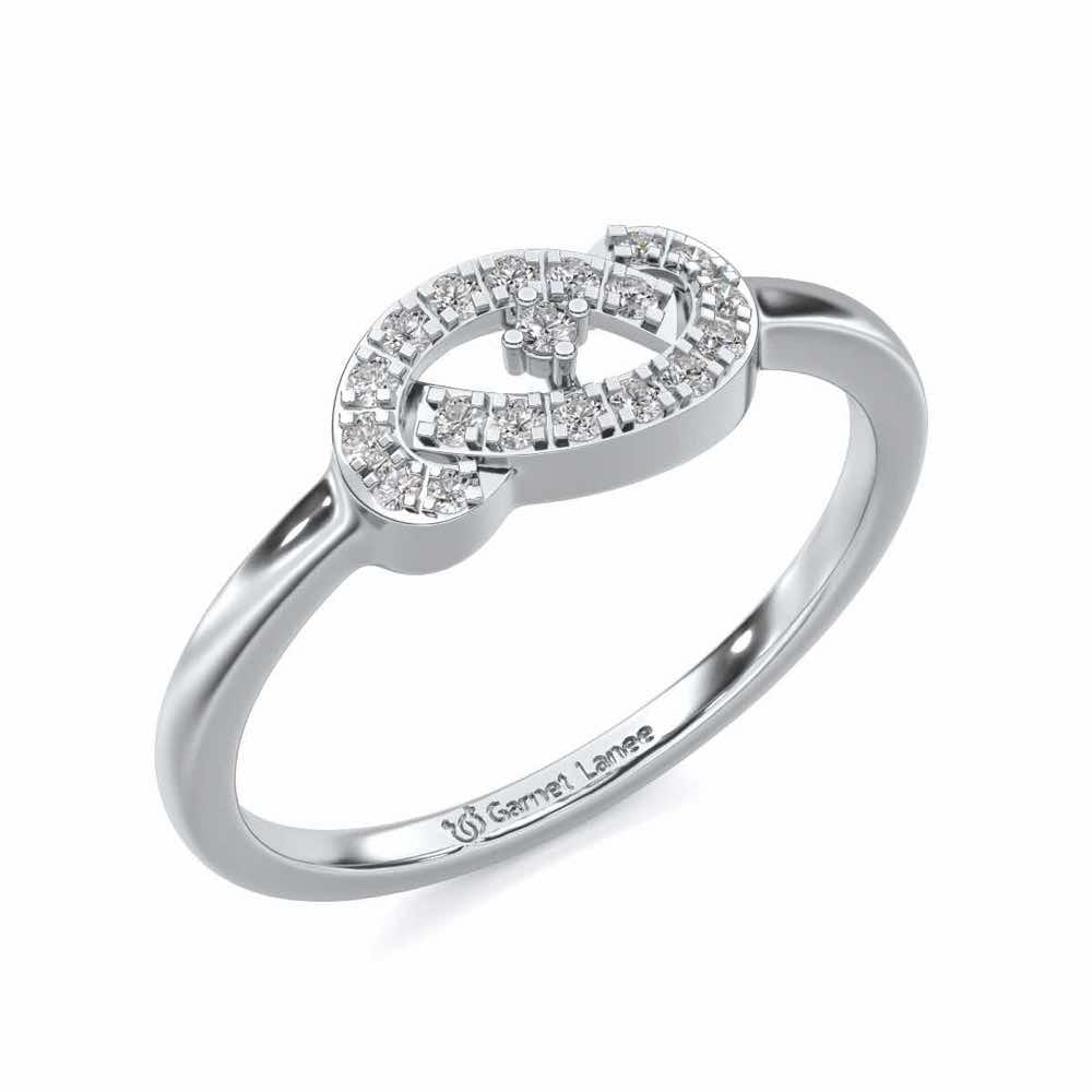 Uncanny Shine Silver Ring - White Gold - Image 1
