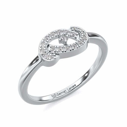 Uncanny Shine Silver Ring - White Gold - Image 1