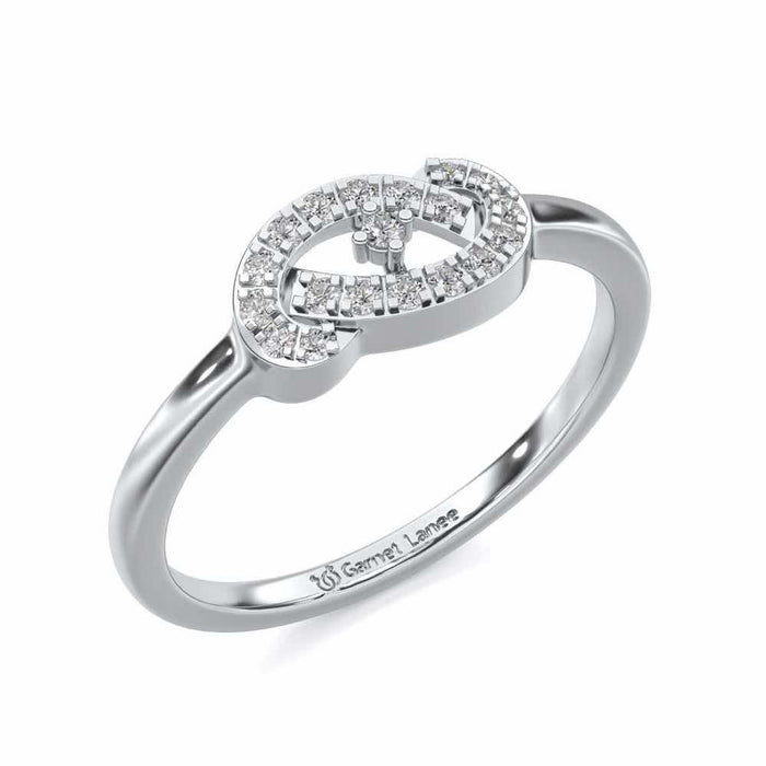 Uncanny Shine Silver Ring - White Gold - Image 1