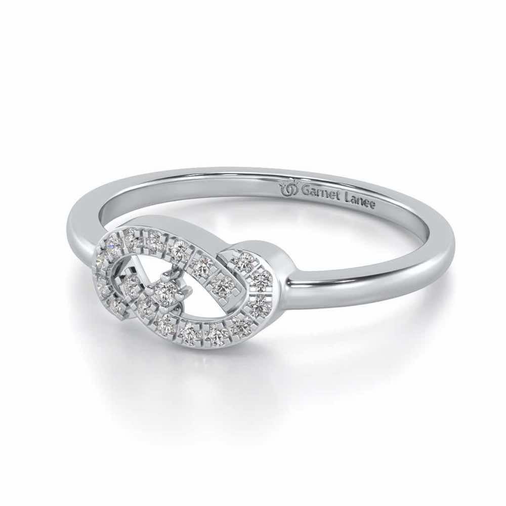 Uncanny Shine Silver Ring - White Gold - Image 2