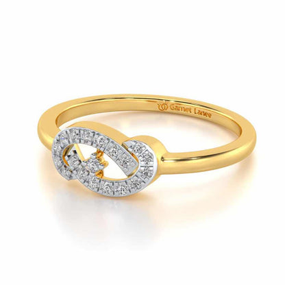 Uncanny Shine Silver Ring - Yellow Gold - Image 2
