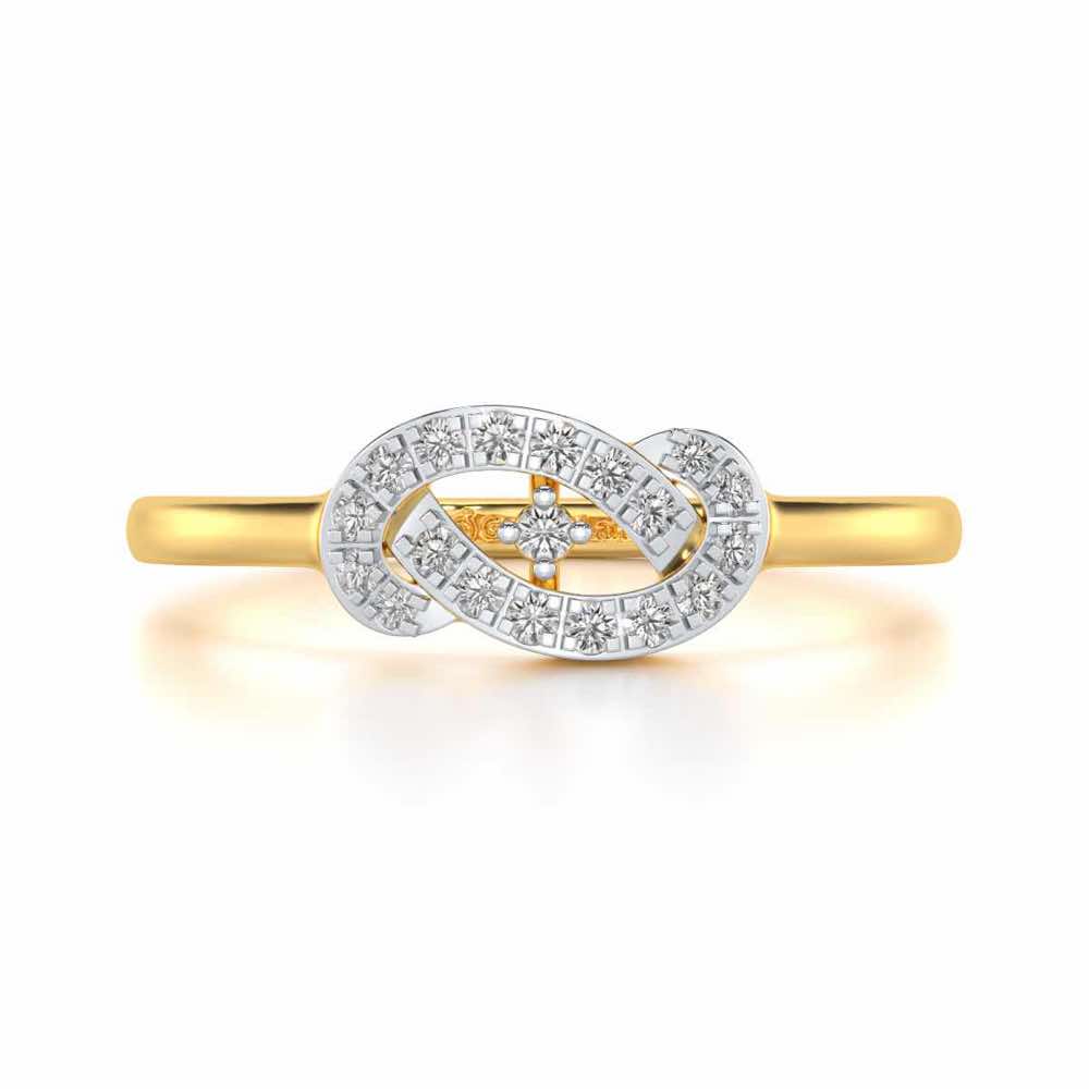 Uncanny Shine Silver Ring - Yellow Gold - Image 4