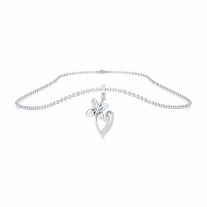 Unity Glow Silver Pendant - White Gold - Image 3