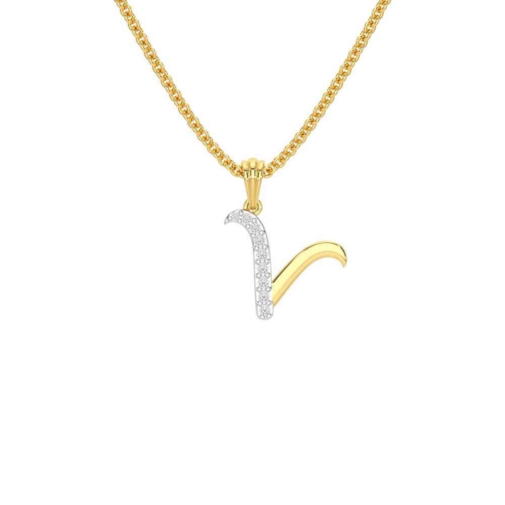 V-Luke Silver Pendant