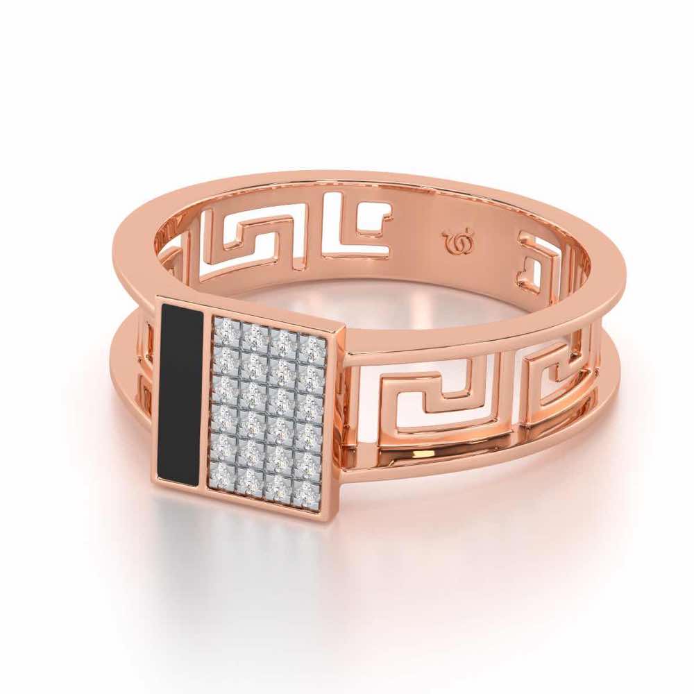 Valencia Silver Ring - Rose Gold - Image 2