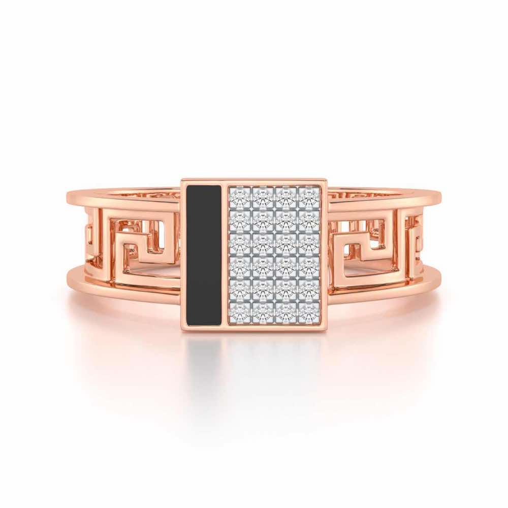 Valencia Silver Ring - Rose Gold - Image 4