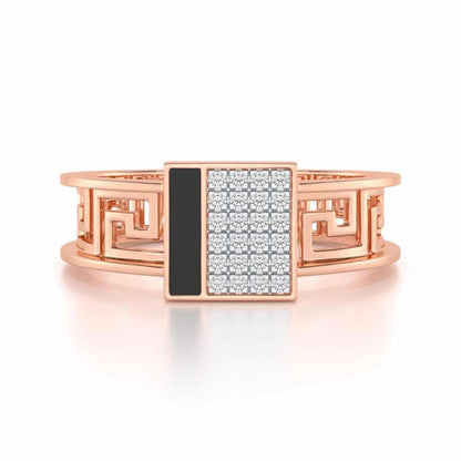Valencia Silver Ring - Rose Gold - Image 4