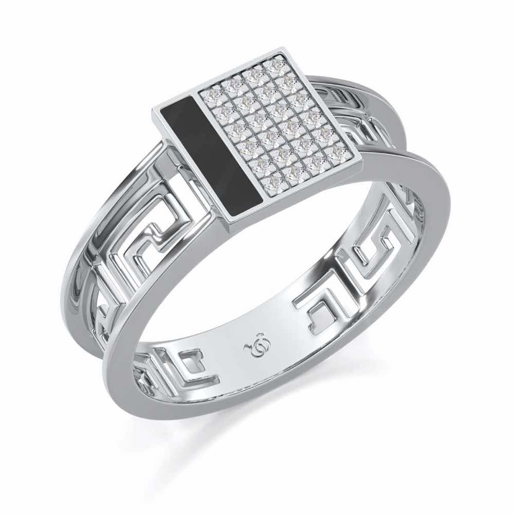 Valencia Silver Ring - White Gold - Image 1