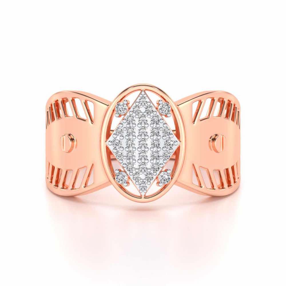 Valorous Silver Ring For Men - Rose Gold - Image 4