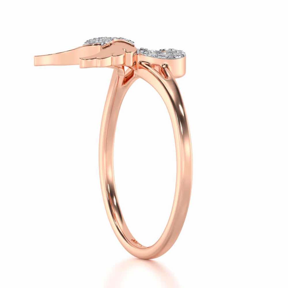 Valour Taurus Silver Ring - Rose Gold - Image 3