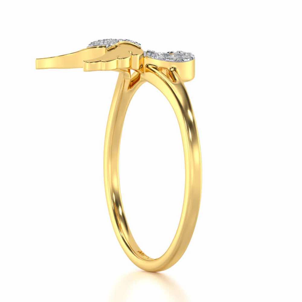 Valour Taurus Silver Ring - Yellow Gold - Image 3