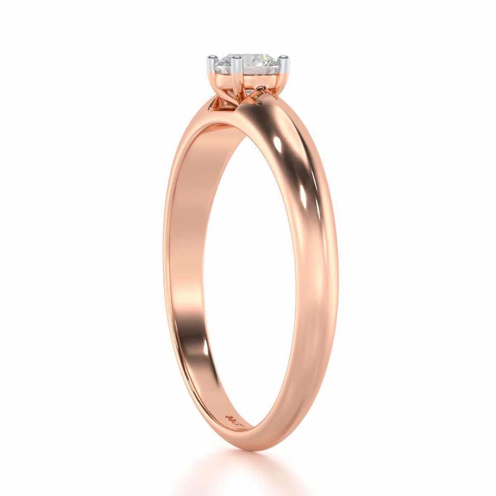 Vanguard Jewel Women Solitaire Ring - Rose Gold - Image 3