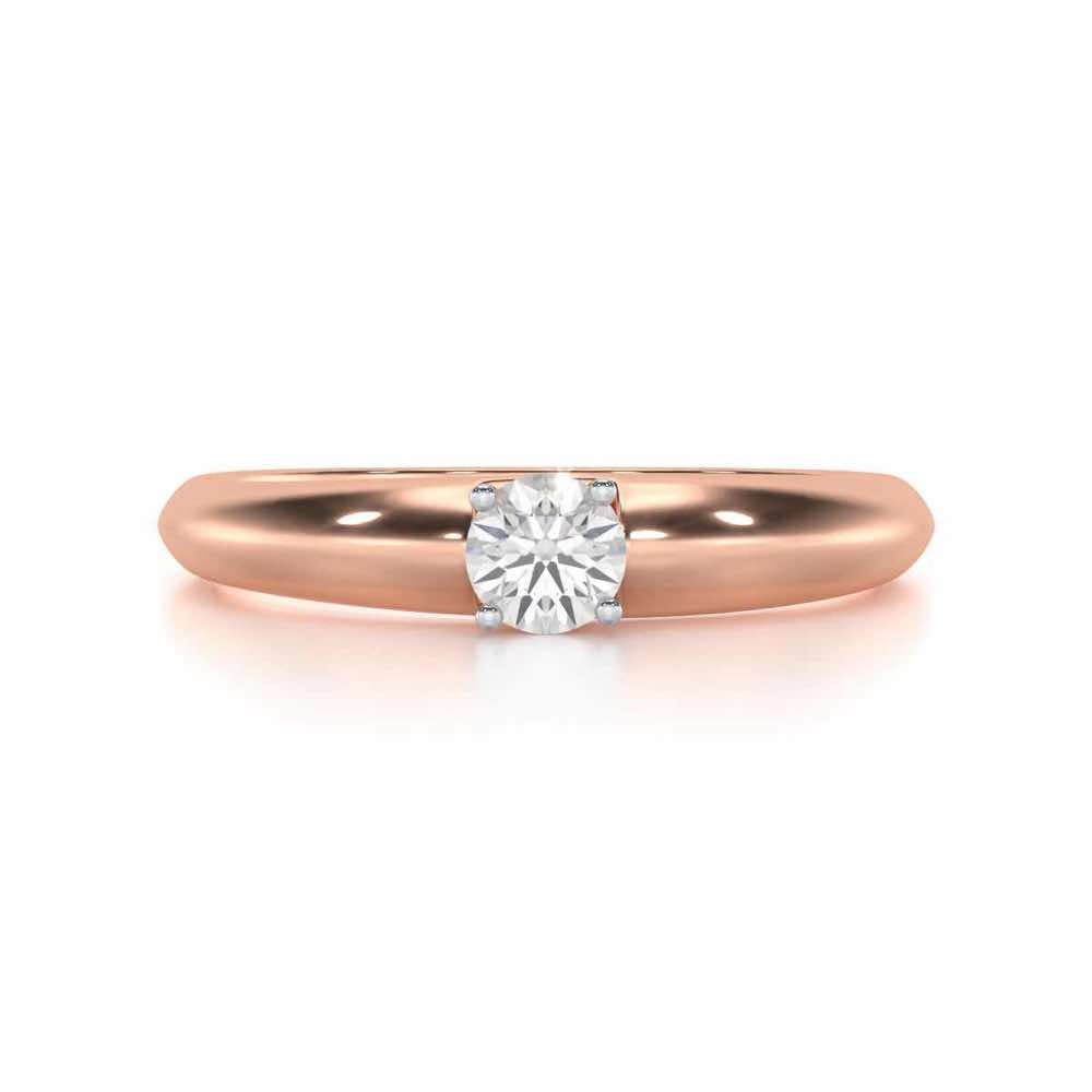 Vanguard Jewel Women Solitaire Ring - Rose Gold - Image 4