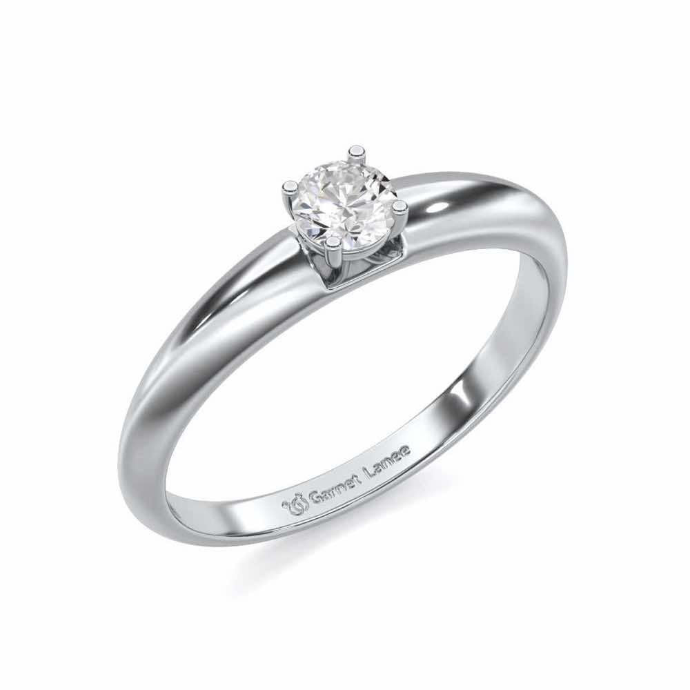 Vanguard Jewel Women Solitaire Ring - White Gold - Image 1