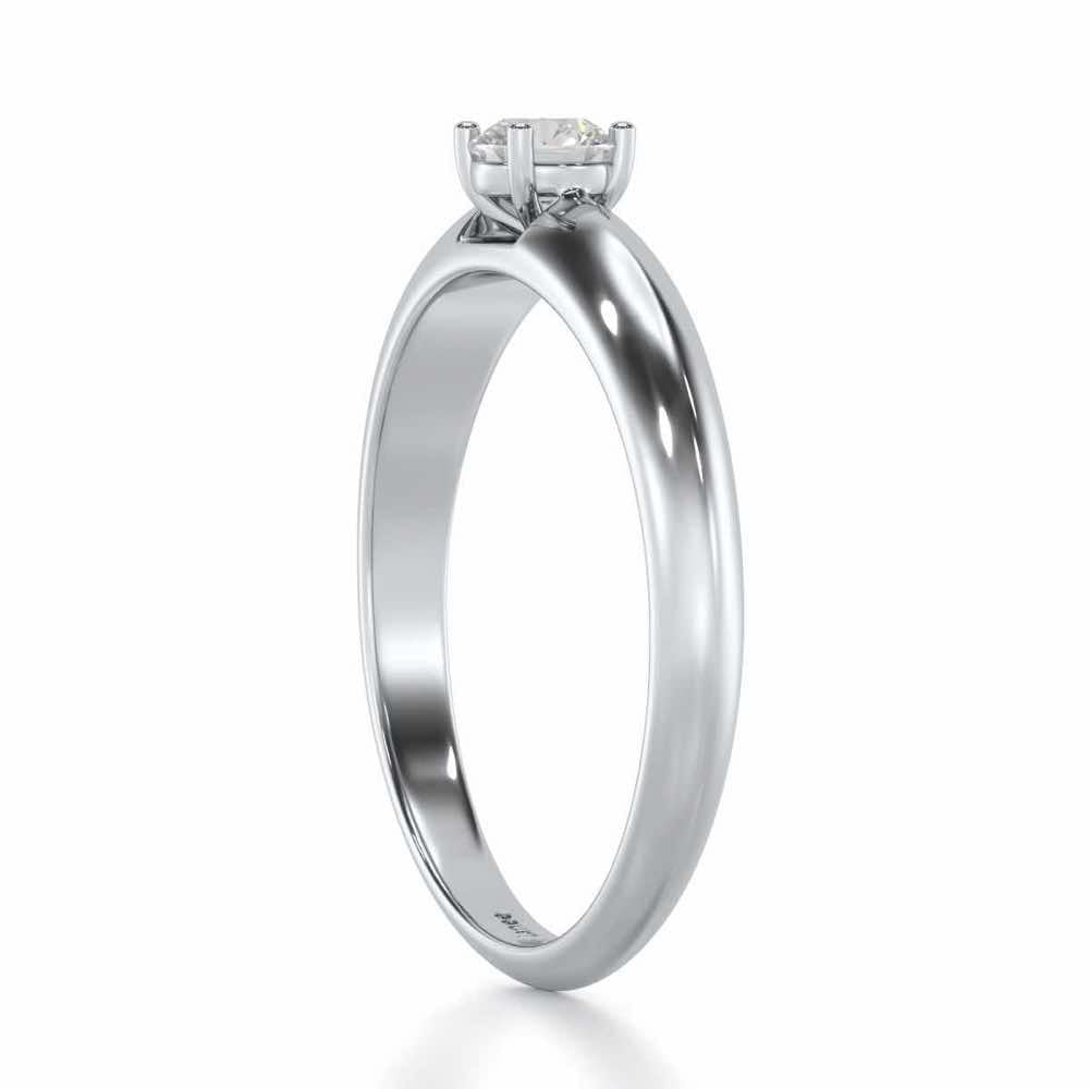 Vanguard Jewel Women Solitaire Ring - White Gold - Image 3