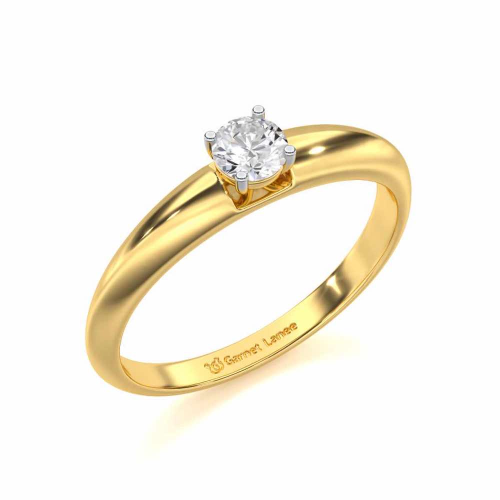 Vanguard Jewel Women Solitaire Ring - Yellow Gold - Image 1