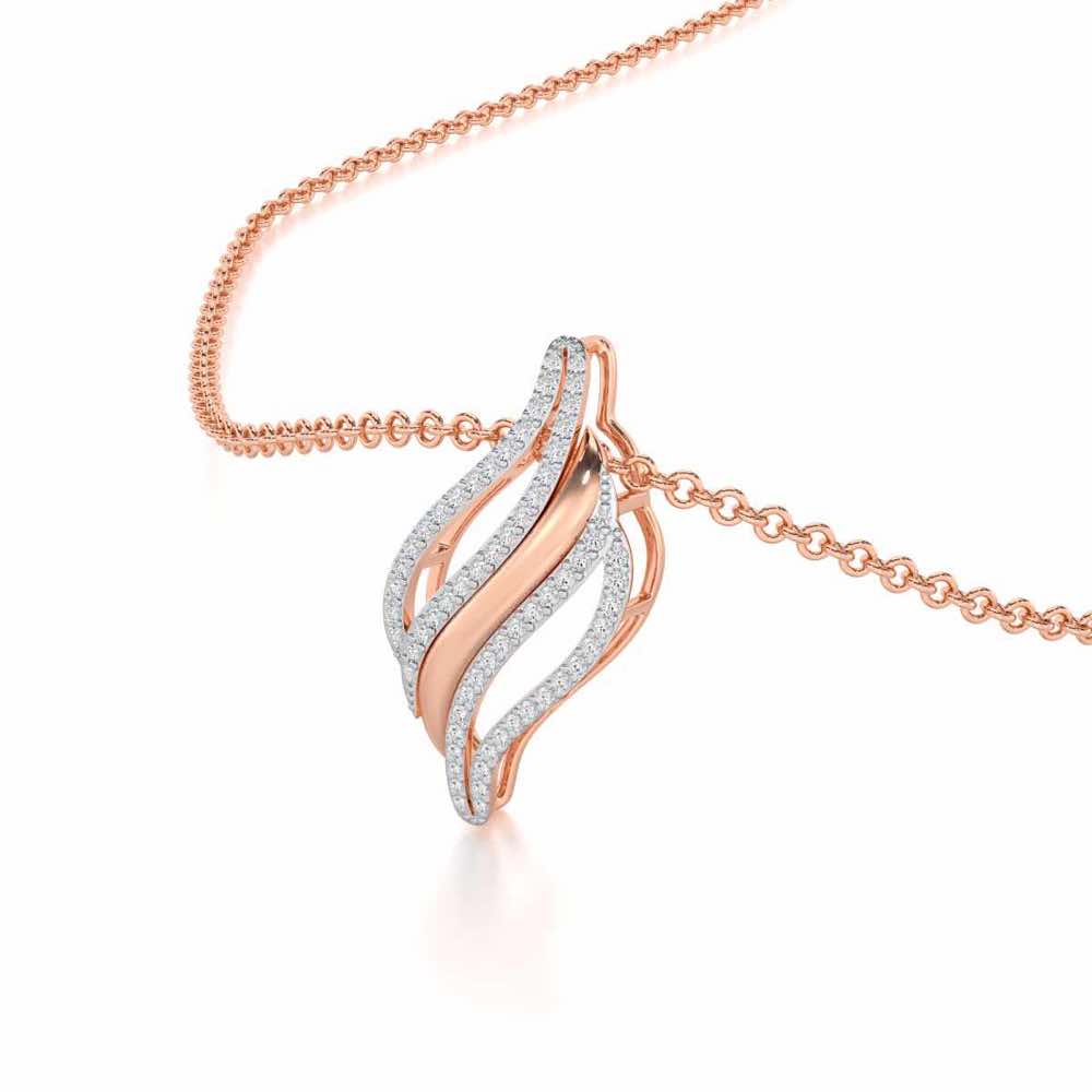 Vibrant Melodies Silver Pendant - Rose Gold - Image 2