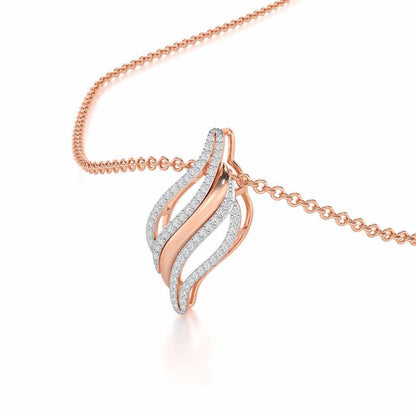 Vibrant Melodies Silver Pendant - Rose Gold - Image 2