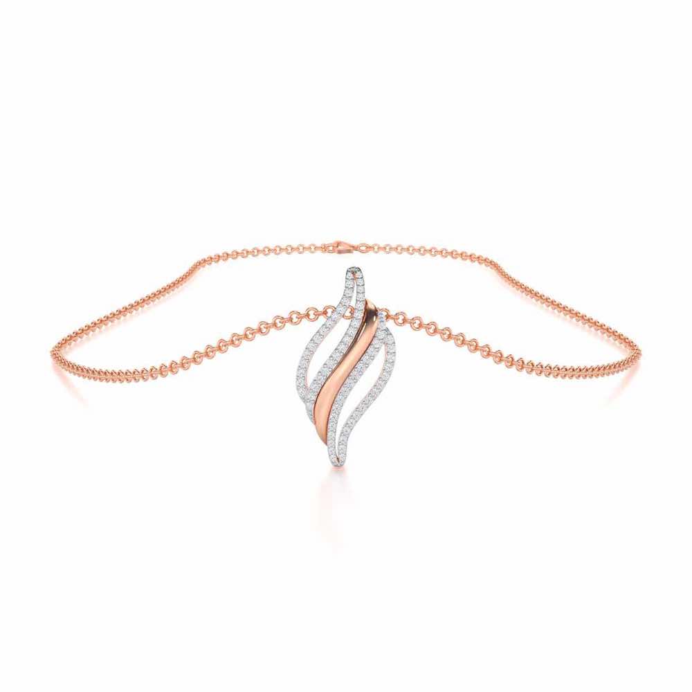 Vibrant Melodies Silver Pendant - Rose Gold - Image 3