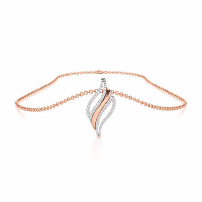 Vibrant Melodies Silver Pendant - Rose Gold - Image 3