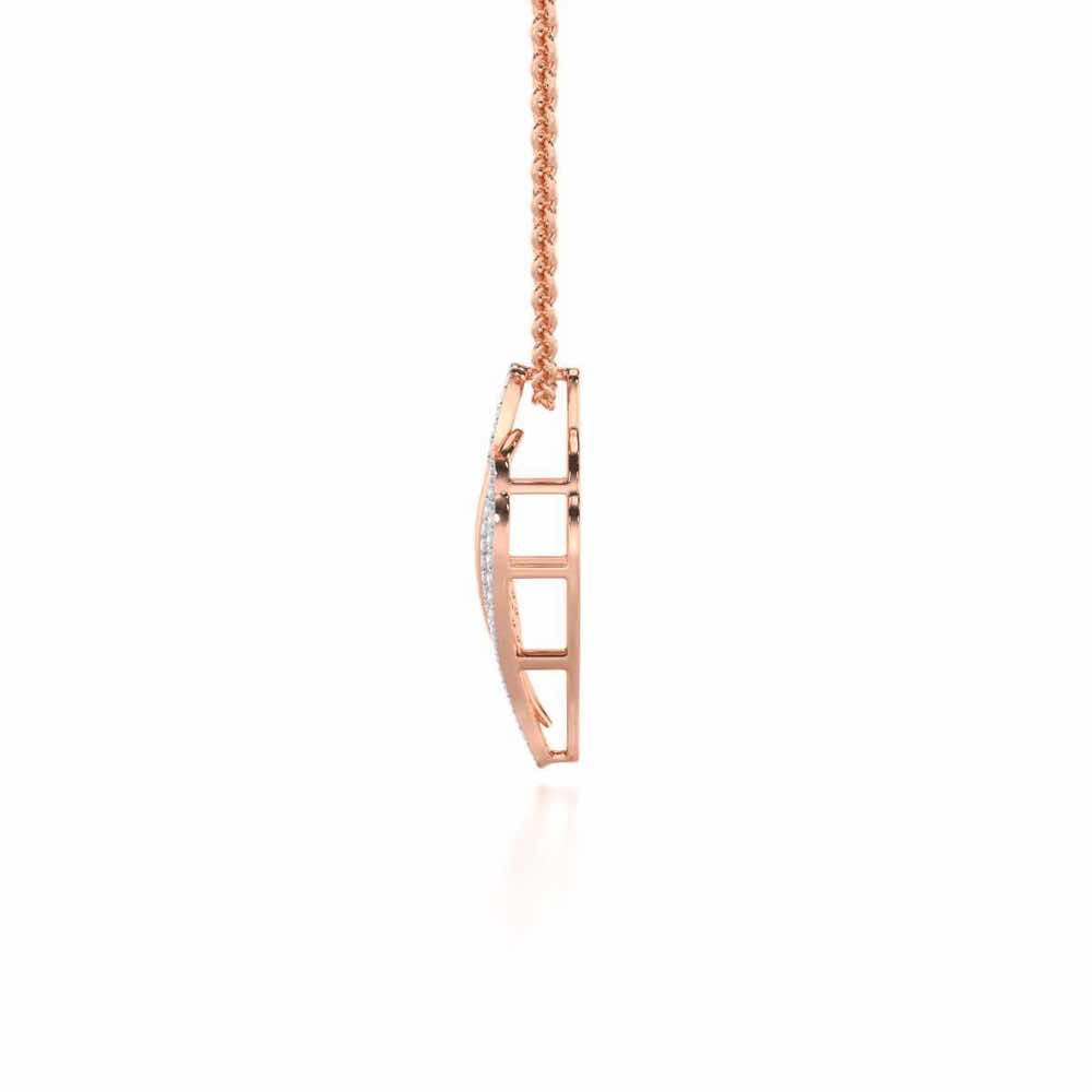 Vibrant Melodies Silver Pendant - Rose Gold - Image 4