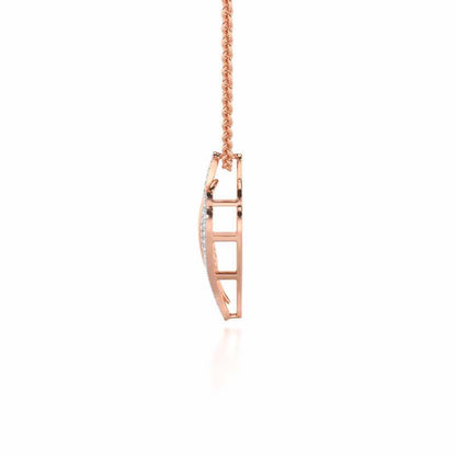 Vibrant Melodies Silver Pendant - Rose Gold - Image 4